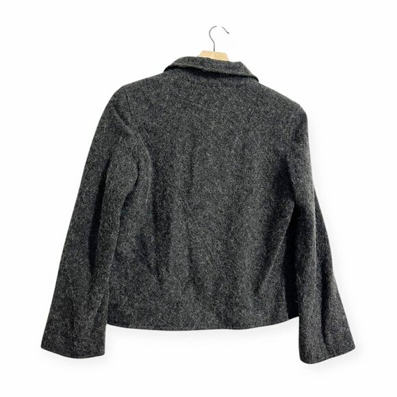 Vintage Nina Ricci Gray Wool Blend Jacket, Size 42 FR/M - Picture 2 of 14